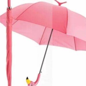Flamingo  Umbrella with Bird Handle